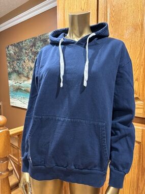 Kangol Navy Blue Pullover Hoodie Sweater